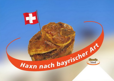 Frische Schweizer Haxe