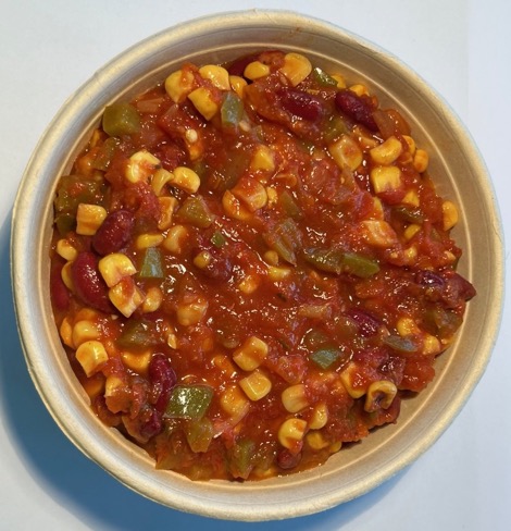 Essbereites Süssmais Chili